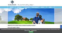 Desktop Screenshot of immobilien-schloesser.com